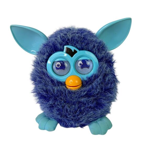 Hasbro Furby Interactive Pet Toy 2012 A Mind Of Its Own Blue Pre-owned - Picture 1 of 12